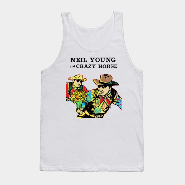 Neil Young and Crazy Horse Tank Top by Stubbs Letterpress